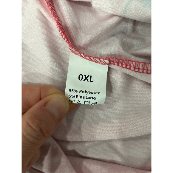 Red Bandana-Style Sleeveless Top Lace Straps Button Detail  0XL Cowgirl Country - Picture 5 of 9